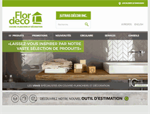 Tablet Screenshot of jutrasdecor.com